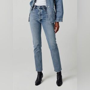 Citizens Sabine Jeans Women 30 High Rise Straight Button Fly Dresden Medium Wash